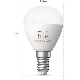 Philips Hue White & Color Ambiance E14 Luster 2er