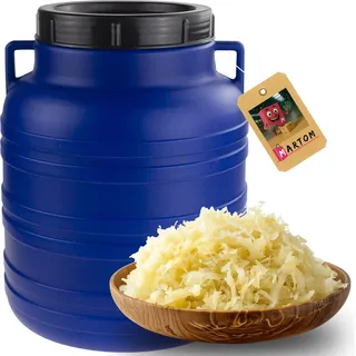 Kunststofffass Für Einlegegurken 10L Mit Griff