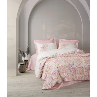 L'Essentiel Linge de Maison, Muna - Pink, Rosa, Ranforce Single XXL Bettbezug-Set (DE), 100 % BAUMWOLLE RANFORCE, 155 x 220 cm - Rosa