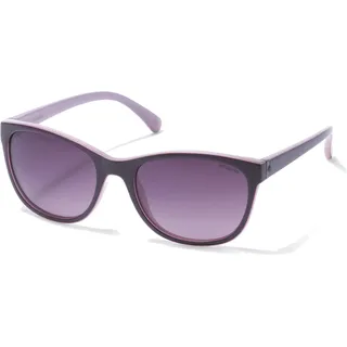 Polaroid 217331C6T55JR Damen-Sonnenbrille mit Vollrand, Kunststoff - Lila