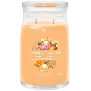 Yankee Candle Mango Ice Cream große Kerze 567 g orange