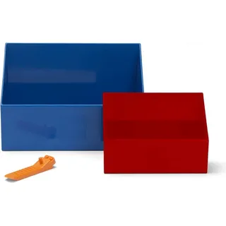 lego 41210001 LEGO Stein Schaufel 2er Set Aufbewahrungsbox grau - Blau