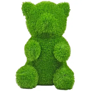 AniPlants Kögler 53250 - AniPlants Bär frontal, Deko-Figur aus Kunstrasen, ca. 23 x 27 x 38 cm groß, wetterfest und formstabil, mit Ankern zur Befestigung, ideal als Deko für Garten und Haus