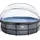 Stone Pool 508 x 122 cm inkl. Sandfilteranlage, Abdeckplane, Poolleiter, Reparaturset