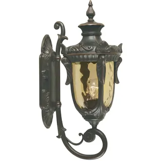 Elegante Wandleuchte Vintage Design IP44 antike Außen Lampe Laterne Haus Hof