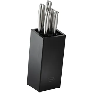 Rösle Basic Line Messerblock 6-tlg. Schwarz