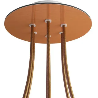 Creative Cables Kror206f108 Rose-one Rundes Satin Kupfer Roségold Set - Multicolor - 200 mm