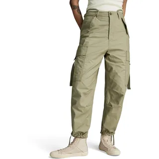 G-Star RAW Damen Cargo Cropped Drawcord Hose, Grün (ensis Green D24389-D387-6057), 29