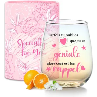 Personalisiertes Geschenk für Frauen Weinglas Geburtstagsgeschenke für Frauen Wasserglas Weihnachtsgeschenke Muttertag Valentinstag Tasse Geschenkideen für die Schule Mutter Schwester Freundin
