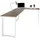 Eckschreibtisch WORKSPACE Basic Walnuss / Weiß