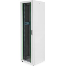 Bild Professional Dynamic Basic Serie 42HE Serverschrank, Glastür, grau, 600mm tief (DN-19 42U-6/6-D)