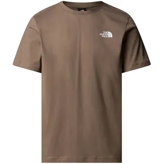 The North Face Redbox Nse Kurzarm-t-shirt - Mocha Brown / Mushroom Green - M