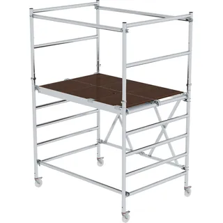 Guenzburger Steigtechnik Klappgerüst 1.35 x 1.80 m mitAusbaueinheit Plattformhöhe 1.54 115701
