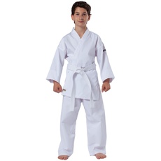 Kwon Unisex Kinder Kampfsportanzug Karate Basic Anzug, Weiß, 90 EU