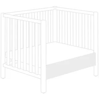 Paidi Umbauseiten , Weiß , Holzwerkstoff , 2.2x15.6x88.1 cm , Blauer Engel, Goldenes M , Babymöbel & Kindermöbel, Babyzimmer, Babybetten