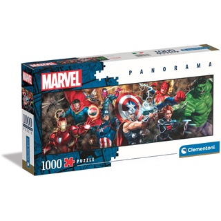 Clementoni Marvel Panorama Puzzle 1000 Teile Erwachsene - Marvel Puzzle Erwachsene in 70 x 50 cm - Puzzle Erwachsene anspruchsvoll von Clementoni 39839