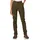 Trousers W Oliv-Dunkelgrün 48