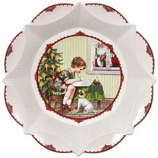 Villeroy & Boch 14-8332-3679 Gebäckteller, Porzellan, Weiß/Bunt