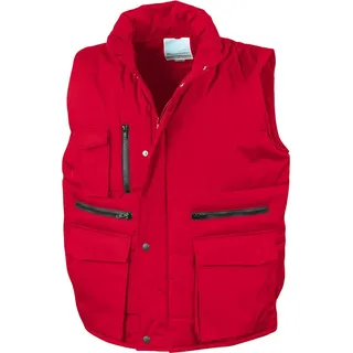 WORK-GUARD by Result - "Lance" Weste für Herren PC7381 (L) (Rot) - Rot