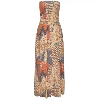 Buffalo Maxikleid Orange/Mehrfarbig 38