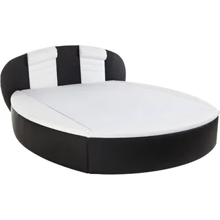Westfalia Schlafkomfort Rundbett 180 x 230 cm Schwarz/Weiß