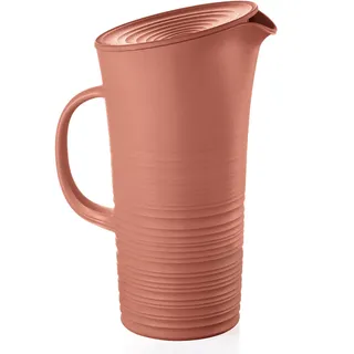 Guzzini - KARAFFE MIT DECKEL 'TIERRA' Terracotta