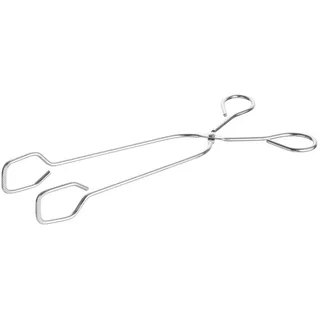 HENDI Servierzange, Gebogen Modell, Gschirrspülmaschinengeeignet, Küchenzange, Lebensmittel Zange, Grillzange, Kochzange, 292mm, Edelstahl