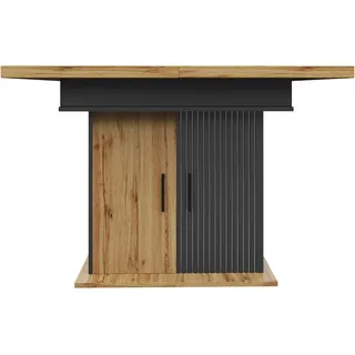 Merax Esstisch 110x140x80 cm Ausziehbar Retro Stil 4 Bis 6 Personen