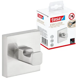 Tesa EXXCLUSIV Handtuchhaken Silber 50 mm x 50 mm x 39 mm