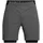 2-in-1 grau/schwarz L