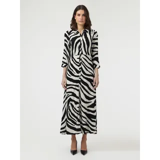 Y.A.S Shirtkleid Zebra Print Beige M