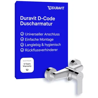 Duravit D-Code Einhebel-Brausemischer Aufputz, DC4230001010, Farbe: Chrom