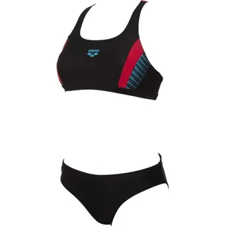 arena Sport Bikini für Damen Threefold , Farbe:Schwarz, Größe:38 - Schwarz