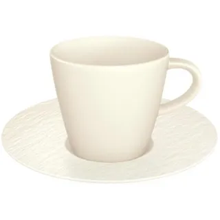 Villeroy & Boch Espressotasse mit Untertasse 0,06 l Weiß 1 St.