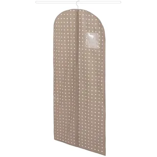 Compactor Kleiderschutzbeutel 60 x 137cm, Rivoli Serie, Braun/Weiß