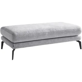 STYLIFE Hocker Hellgrau, - 136x43x70 cm, Stoffauswahl, Wohnzimmer, Hocker, Sitzhocker