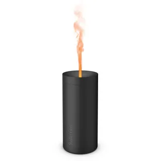 Stadler Form Aroma Diffuser Lucy, kabellos, für ätherische Öle | Mit Akku, bis 7 h Laufzeit, Ultraschall-Technologie, mit Flammen-Effekt, für Entspannung und Aromatherapie, schwarz