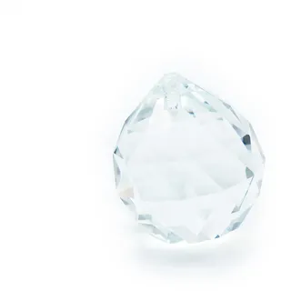 DOJA Barcelona | Feng Shui Kugel | 3cm | 12er Pack | Facettierte Kristallkugel | Dekorative Glaskugel zur Reinigung des Hauses von schlechten Energien | Kronleuchter Anhänger, Gartendekoration