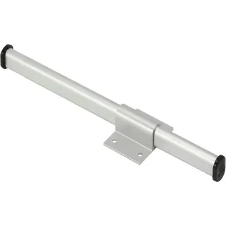 Hettich Kleiderstange Aluminium eloxiert/Kunststoff Schwarz