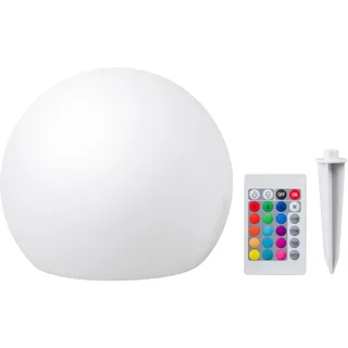 Ubbink LED Gartenleuchte »MultiBright Solar Float 30« Farbwechsler   Kaltweiß   RGB für Garten, Teich oder Pool, weiß