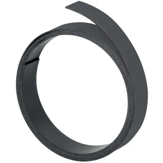 Franken Magnetband 100 cm x 5 mm, beschriftbar, zuschneidbar, schwarz, M801 10
