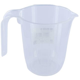 Fackelmann 44985 Messbecher Kunststoff, Messbecher Küche, Messbecher mit Ausgießer, Messbecher 500 ml, Messbecher Küche, Kunststoff, transparent, 11,2 x 9,8 cm