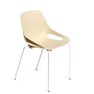 Tagar Stapelstuhl, Polypropylen, Elfenbein, Standard