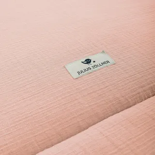 Julius Zöllner Krabbeldecke »Musselin, dusty rose« Made in Germany,