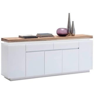 MCA Furniture Sideboard 200 x 81 x 40 cm weiß