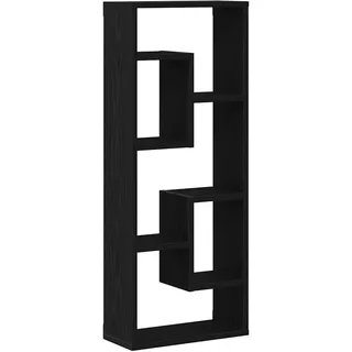 vidaXL Wandregal Schwarze Eiche 36 x 16 x 90 cm Holzwerkstoff