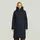 Langjacke G-STAR Long Jacket Damen Gr L 40 blau salute Web Obermaterial 54 Elastomultiester 46 Polyester unifarben knielang Jacken Langjacke in der Taille verstellbar