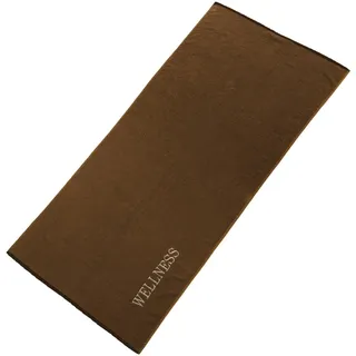 Aqua-Textil Wellness Handtuch 80 x 200 cm braun