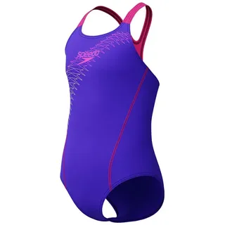 Speedo Medley Logo Badeanzug - Indigo Glow - 5-6 Jahre