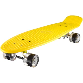 Ridge PB-27-Yellow-Clear Skateboard, Yellow/Clear, 69 cm